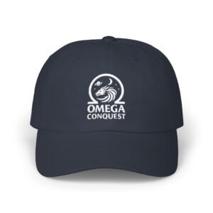 Omega Conquest Classic Cap (white label) - Cool Space Dragon Design