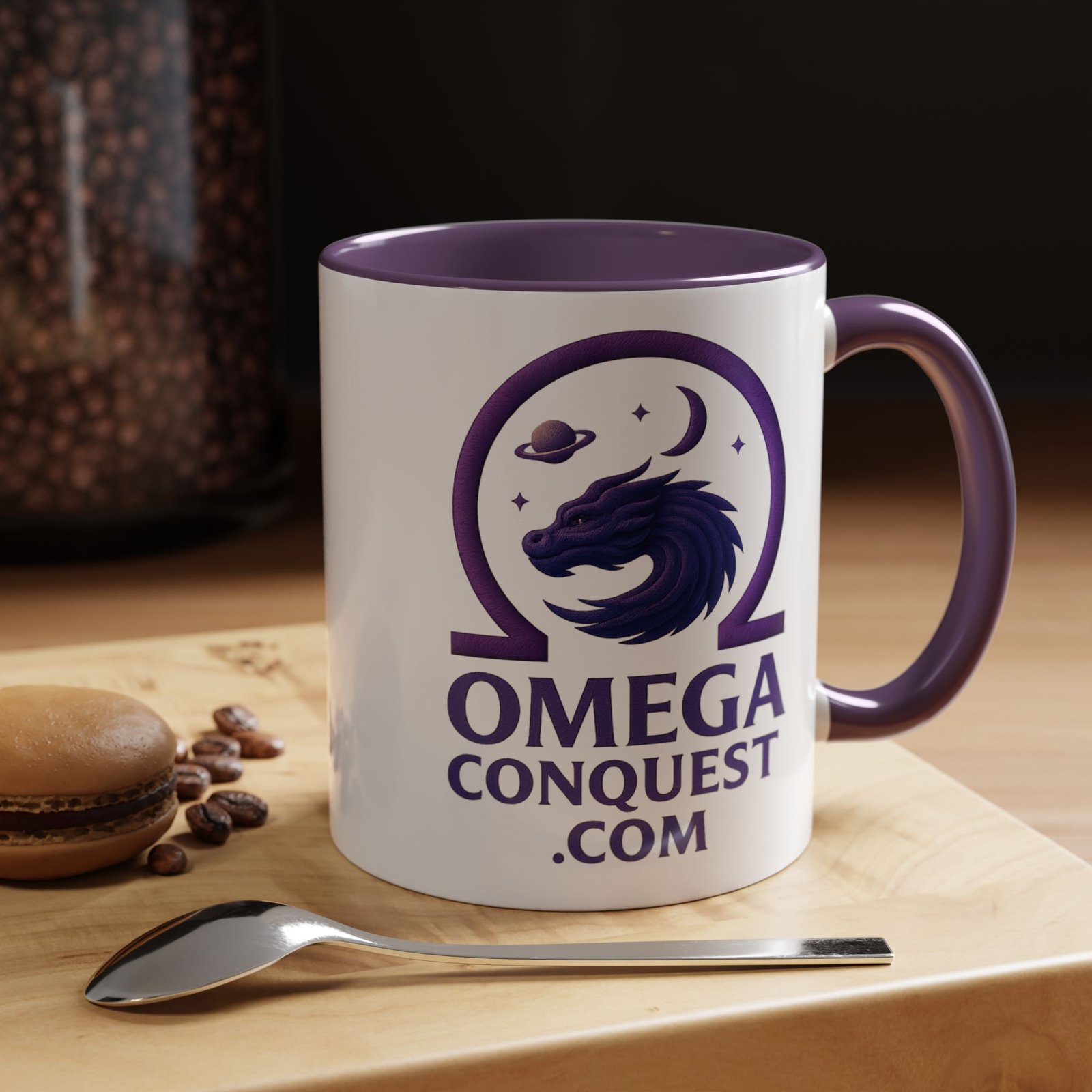 Omega Conquest Space Dragon Coffee Mug - (11oz) - Image 4