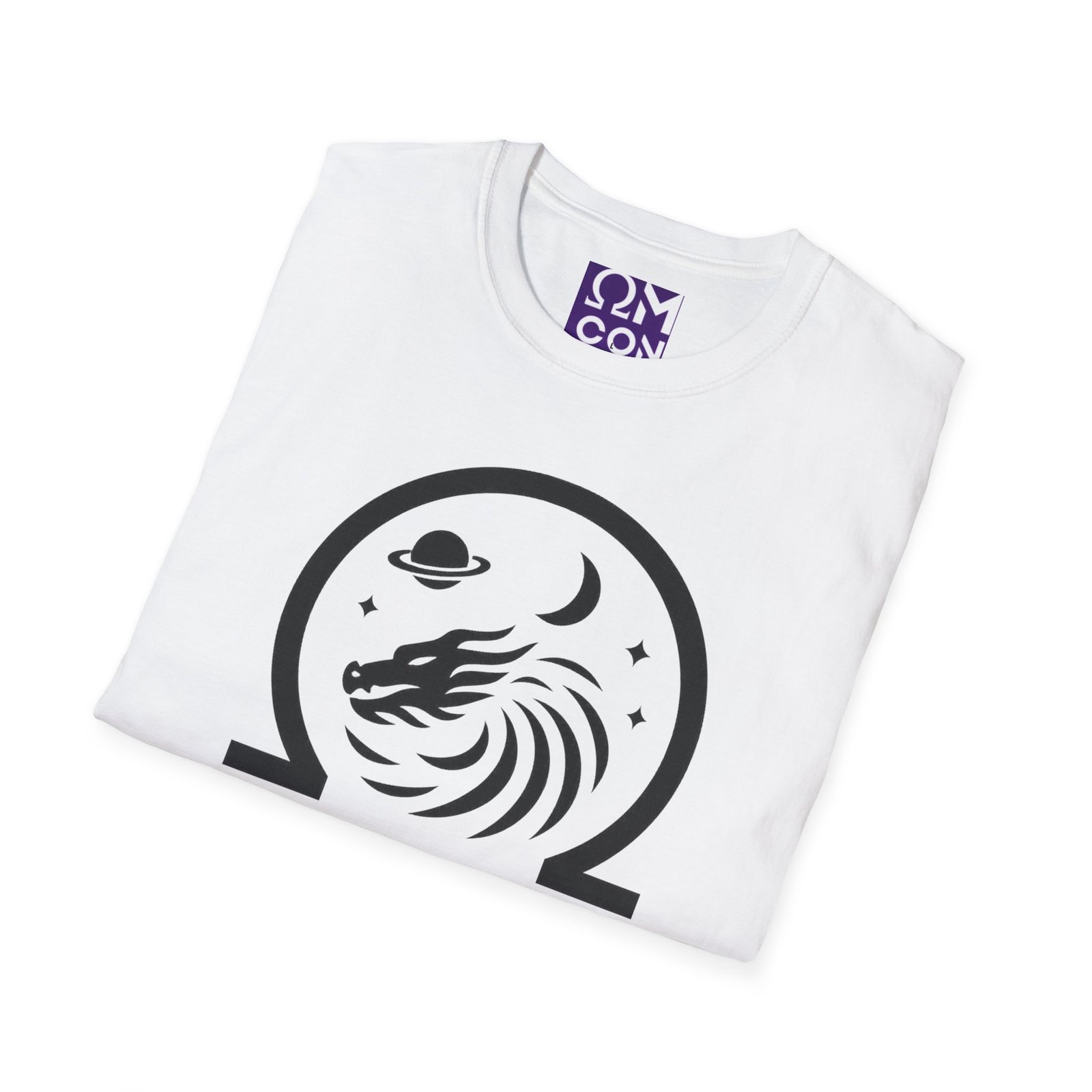 Omega Conquest - Minimalist Version Unisex Softstyle T-Shirt - Image 9