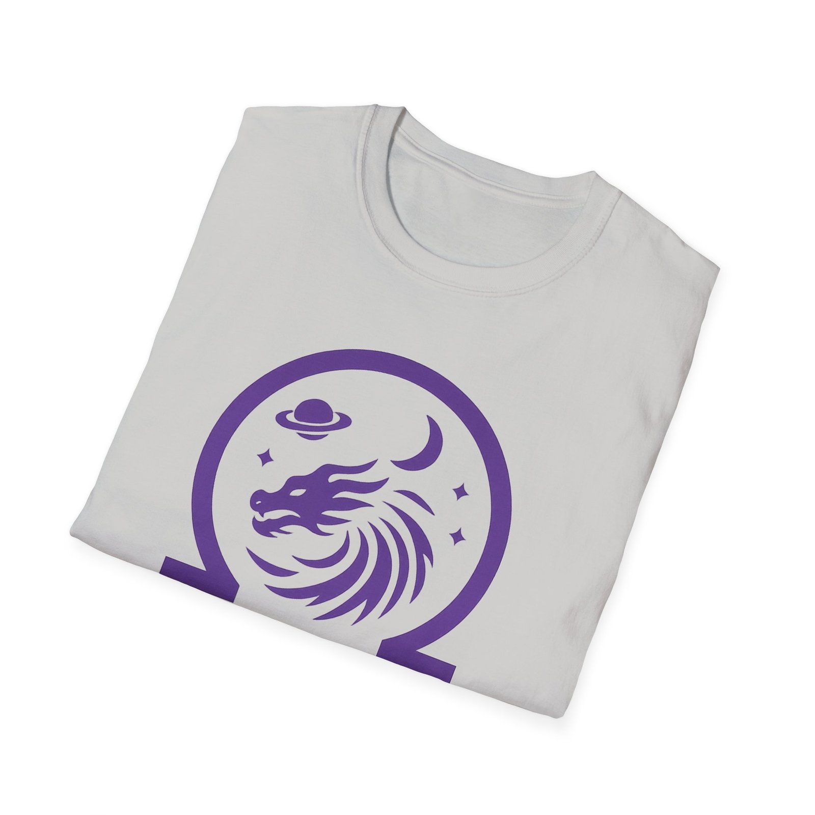 Omega Conquest - Minimalist Version Unisex Softstyle T-Shirt - Image 3