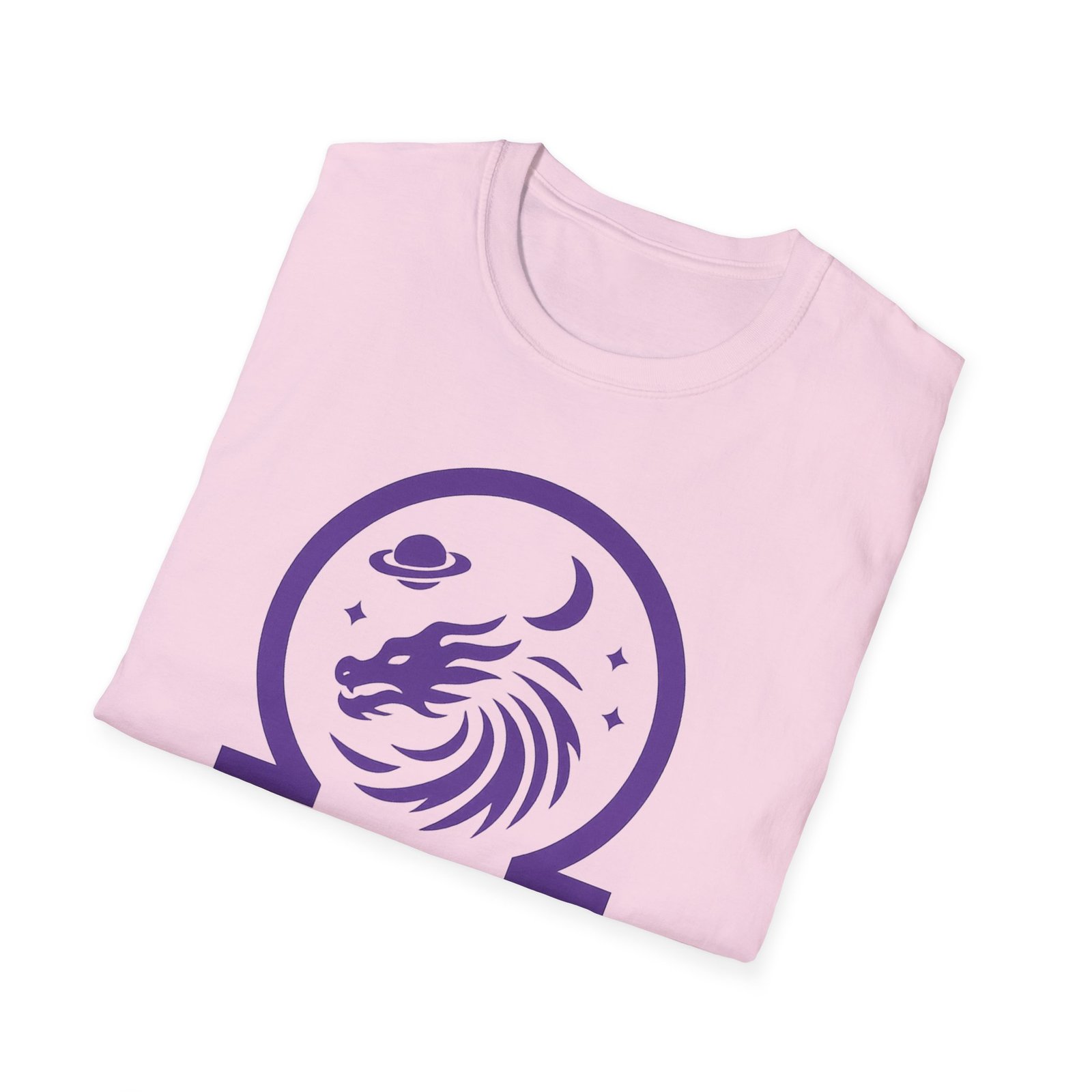 Omega Conquest - Minimalist Version Unisex Softstyle T-Shirt - Image 17