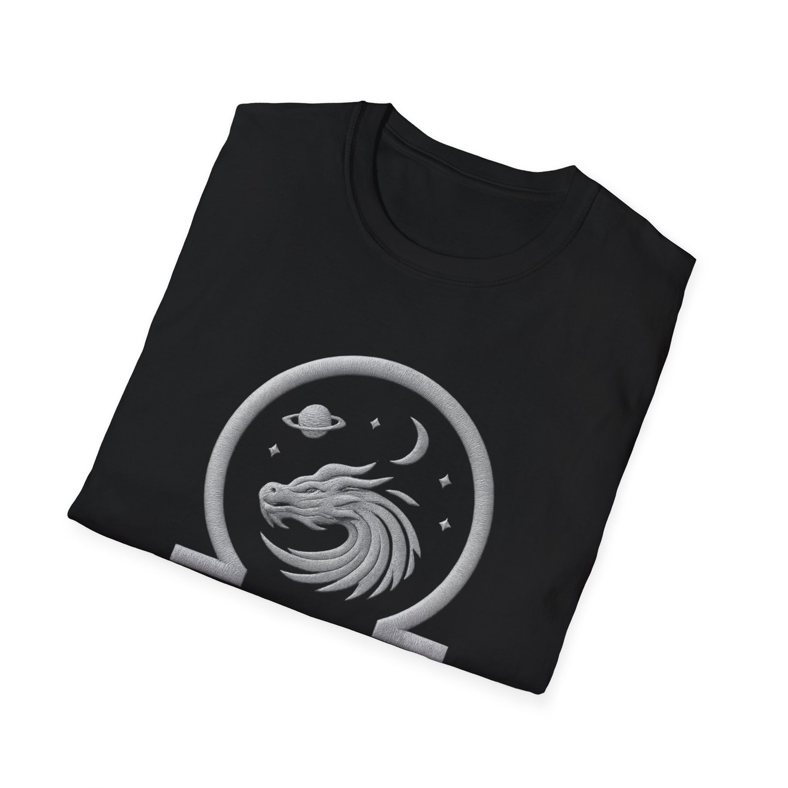 Omega Conquest - Minimalist Version Unisex Softstyle T-Shirt - Image 12